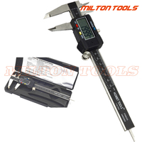 high quality 0-150mm 6inch stainless steel digital caliper 150mm plastic electronic vernier caliper  gauge micrometer