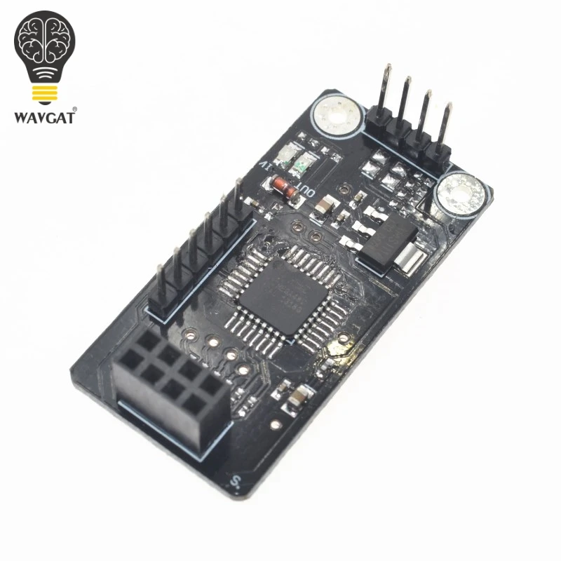 Suq NRF24L01 Buchse Adapter platte Bord ATMEGA48 drahtlose Schild modul SPI um IIC I2C Twi-schnittstelle