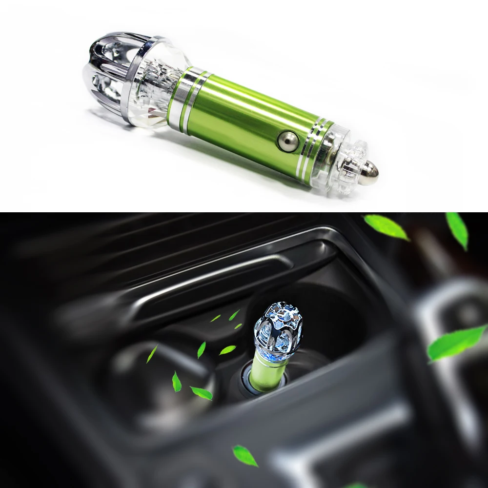 Car Air Purifier Ionizer Air Cleaner Car Ionic Air Freshener and Odor Eliminator Remove Cigarettes Smoke Smell Car Styling 1pc