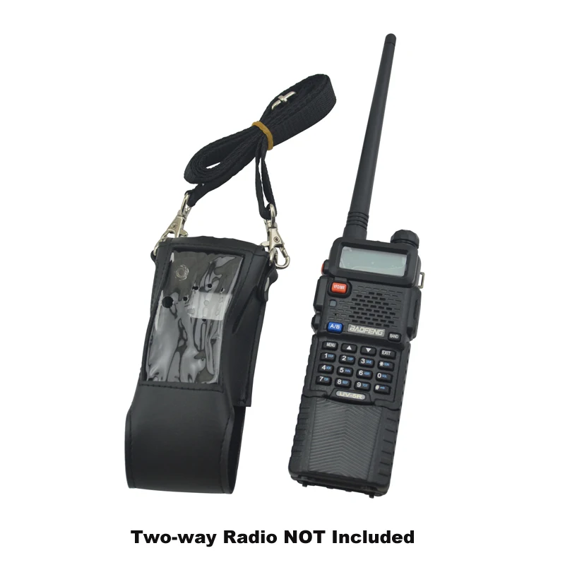 Extended soft leather case Holder for 3800mAh baofeng radio UV-5R BF-UV5R UV-5RA UV-5RE UV-5RB UV-5RC UV-5RD Walkie talkie