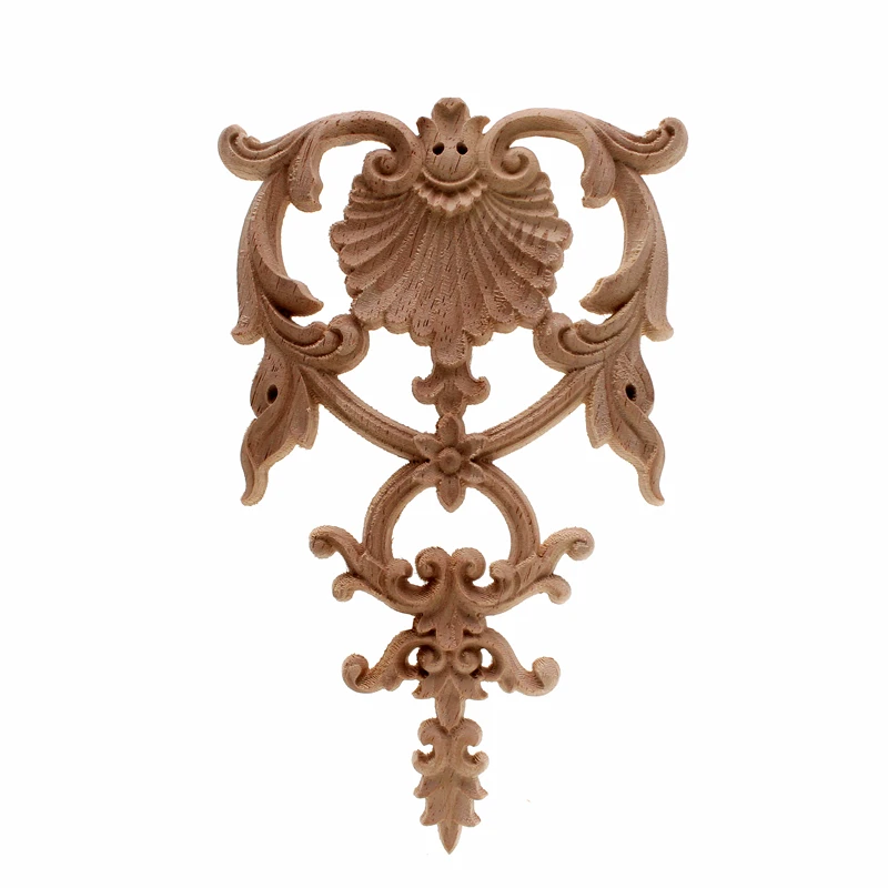 VZLX Wood Applique, European Trim, Decorative Decals, Door And Table Decorated With Carved DIY Home Decoration Accessories