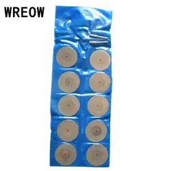 10PCS 40mm cutting disc for Rotary accessories Diamond Coated Saw Blade Cut Off Wheels Disc Kits For Glass Stone Jade