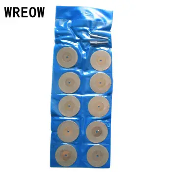 回転式カッティングディスク,切削工具,ダイヤモンドコーティングされた鋸刃,ガラス石翡翠用ディスクキット,40mm,10個