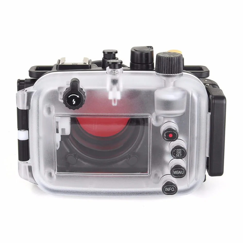 Canon POWERSHOT G9 +防水ハウジング Seafrogs 40m 130ft防水ボックス水中ハウジングカメラダイビングケース