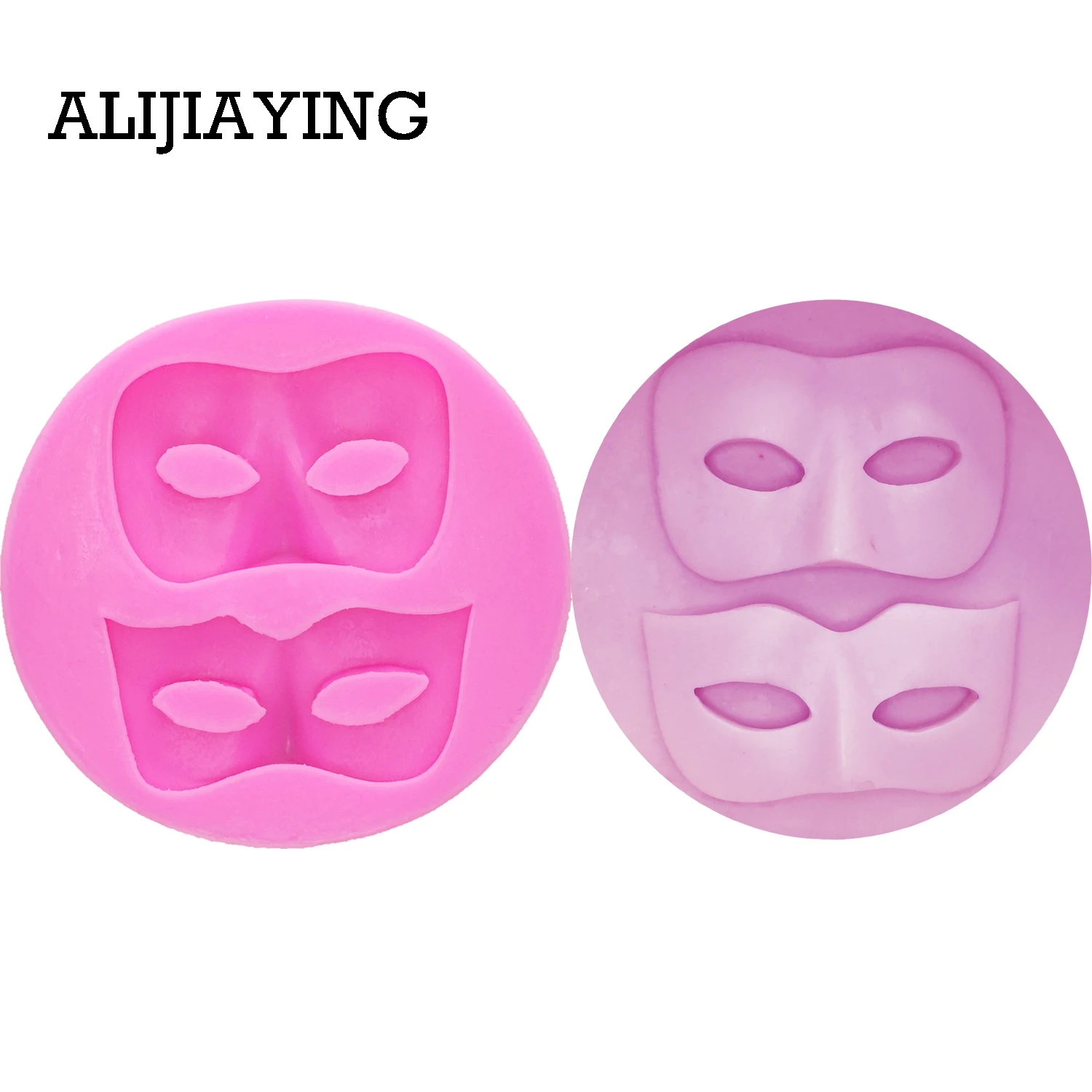 M0040 Mask Silicone Mold Fondant Cake Decorating Tools Chocolate Gumpaste Molds, Sugarcraft, Kitchen Accessories