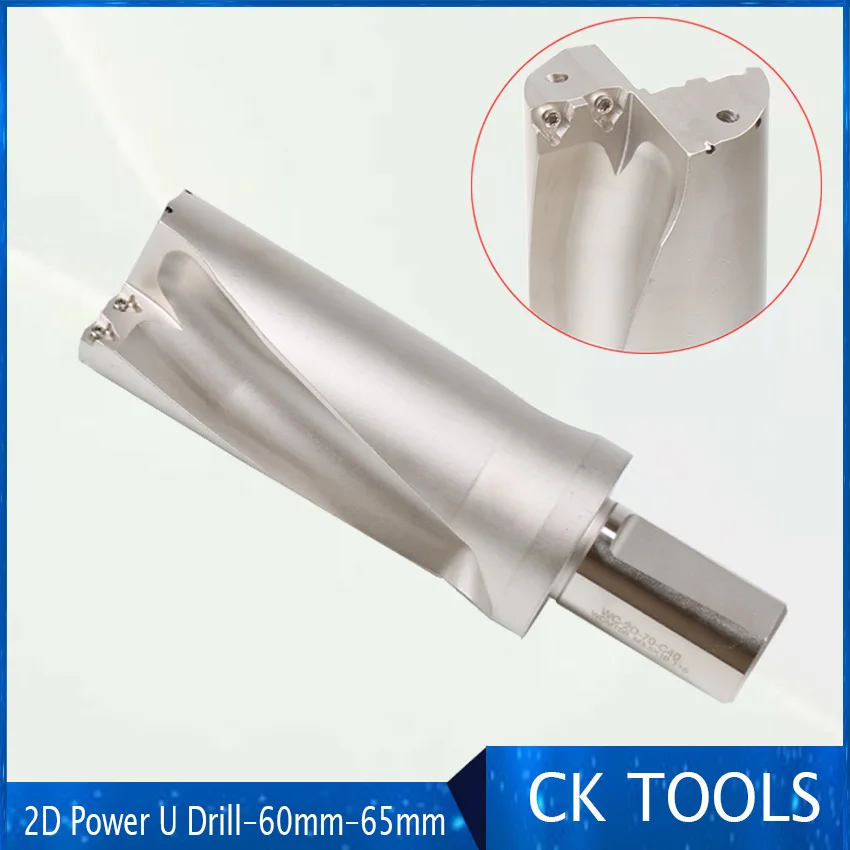 free delievery ZD02 48mm -65mm WC Drill Type For 2D U Drilling Shallow Hole metal working indexable insert drills