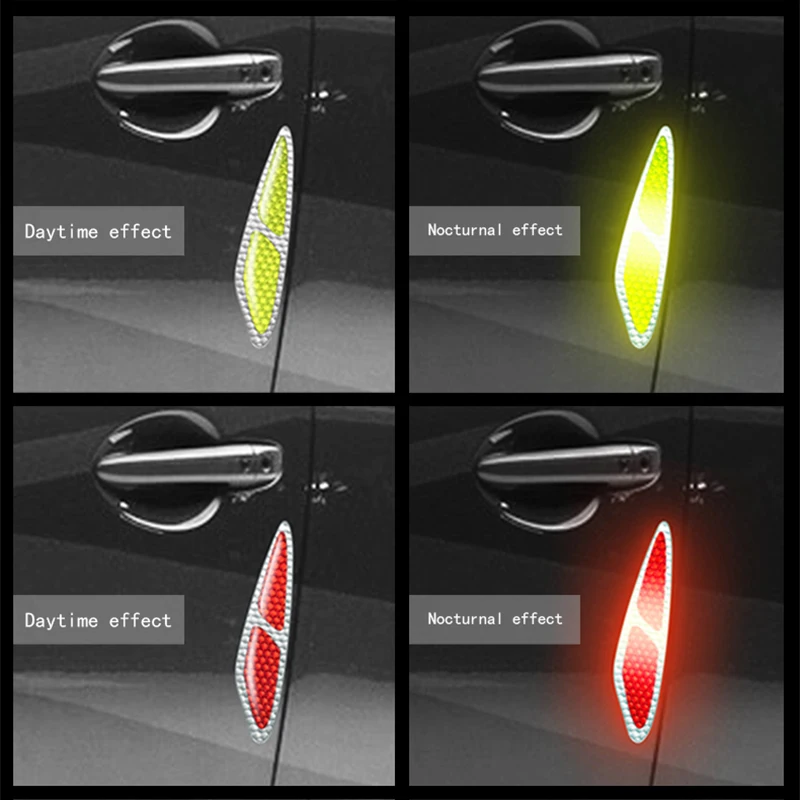 Taśma odblaskowa naklejka na drzwi samochodu informacja ostrzegawcza akcesoria zewnętrzne Auto Aufkleber Band Cinta Reflectante De Coche