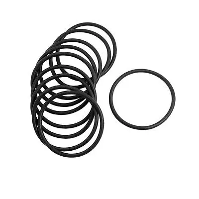 

10 Pcs 3mm x 52mm Rubber Sealing Oil Filter O Rings Gasket Black