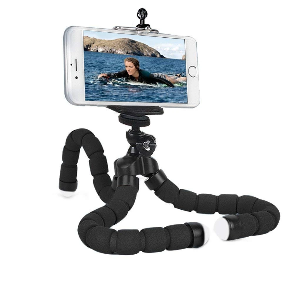 Flexible Tripod Mini Universal Mobile Cell Phone Holder Octopus Tripod Supports Clip Digital Camera Stand Mount Phone Monopod