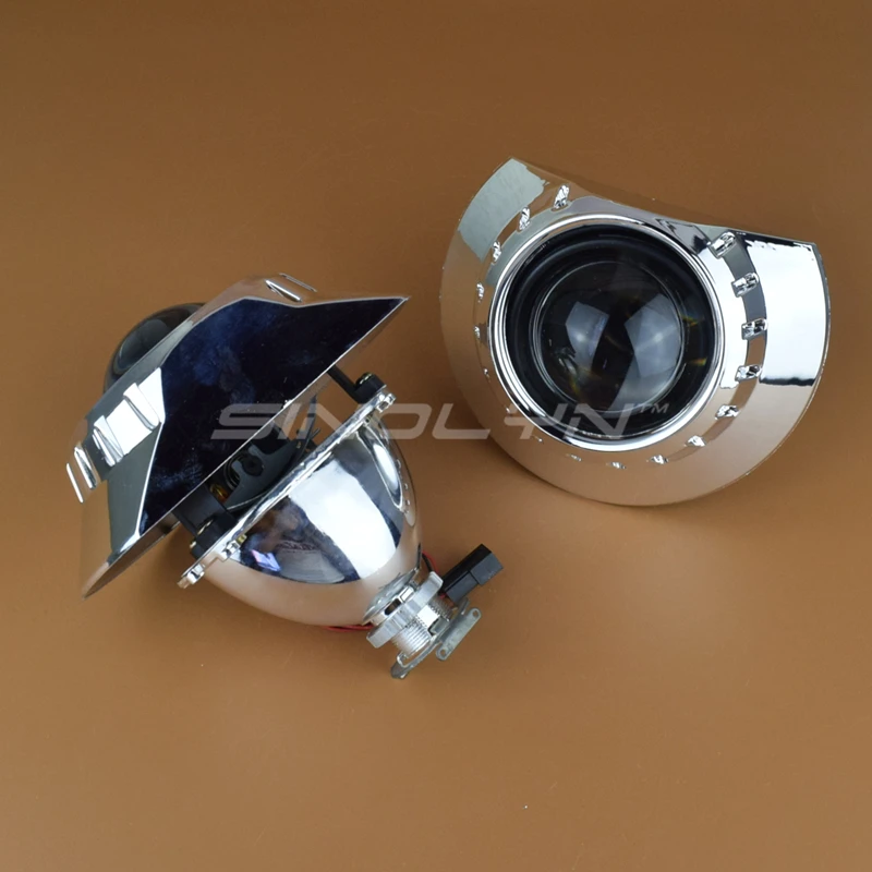 Sinolyn Bi Xenon Projector Lenses For BMW E46 M3 Sedan/Coupe/Wagon/Convertible 328i 325i 330i 318i Headlight 2.5 Inch Car Lights
