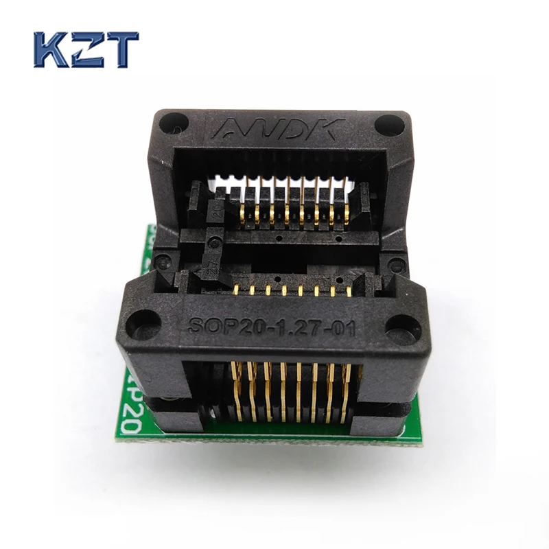 

SOP16 SOIC16 SO16 to DIP16 Programming Socket Pitch 1.27mm IC Body Width 5.4mm 209mil Test Socket Adapter