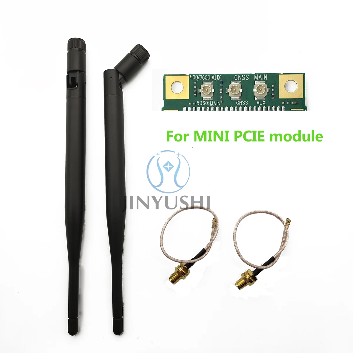 

2pcs/set 4G LTE External Antenna with IPEX/MHF4 to SMA pigtail RP-SMA Extension Cord high gain 5dbi For EC25 SIM7600E T77W595