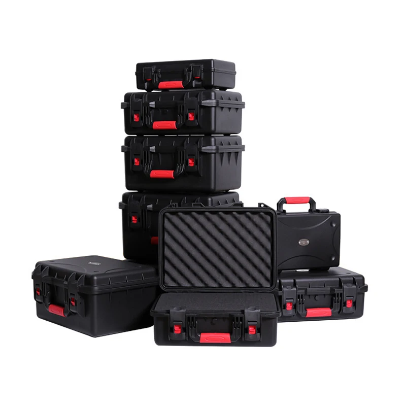 Outdoor Shockproof Waterproof Boxes Protective Safety Case Plastic Tool Box Dry Box Safety Equipment Tool Storage with Sponge