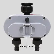 Dual Outlet Digital Water Timer for Garden #4