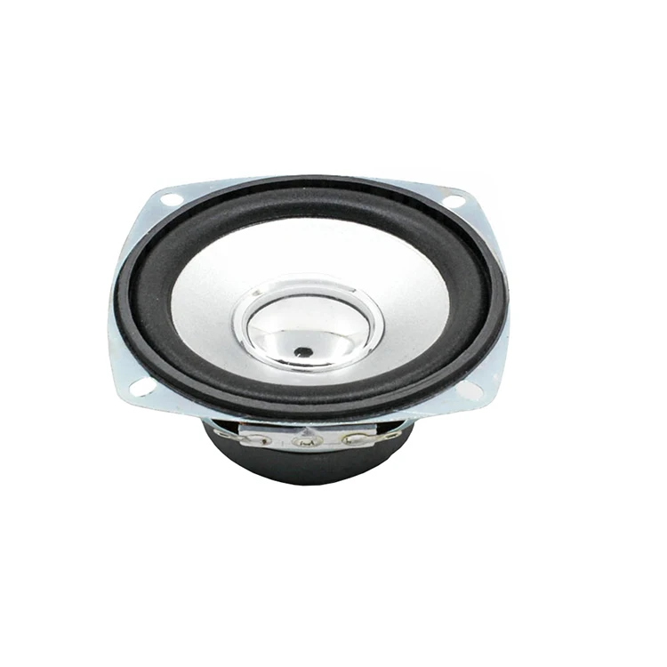 Tenghong 2 Stück 3-Zoll-Breitbandlautsprecher 4 Ohm 10 W 78 mm quadratische tragbare Audio-Lautsprechereinheit für Heimkino-Lautsprecher DIY – Detail 8