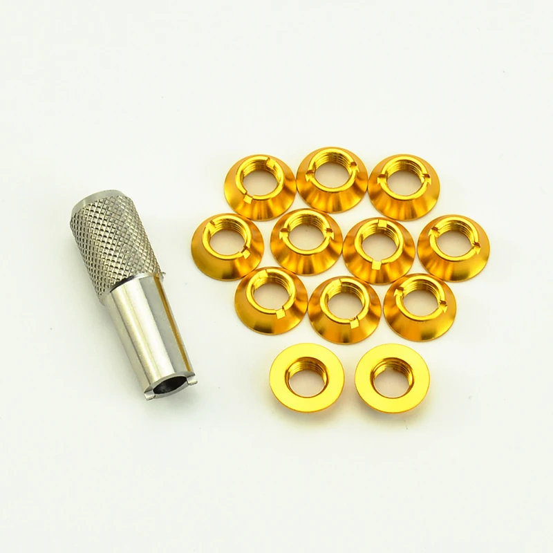 FUTABA-جهاز التحكم عن بعد JR/Frsky ، مفتاح تبديل الجوز ، الألومنيوم ، اللون