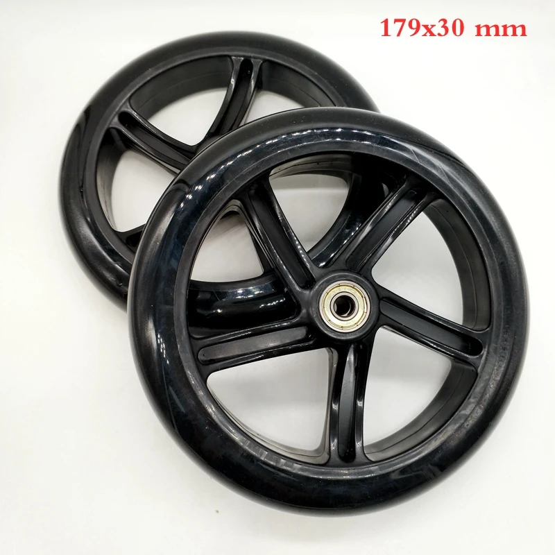 

free shipping scooter wheel pu material 179*30 2 pieces / lot bearing ABEC-5