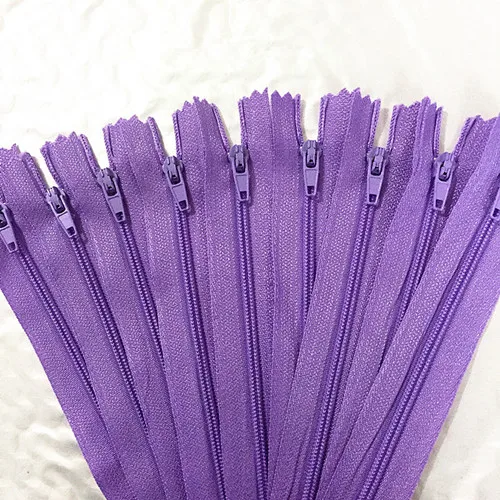 10pcs 20cm (8 Inch) Light purple Nylon Coil Zippers Tailor Sewer Craft Crafter's &FGDQRS