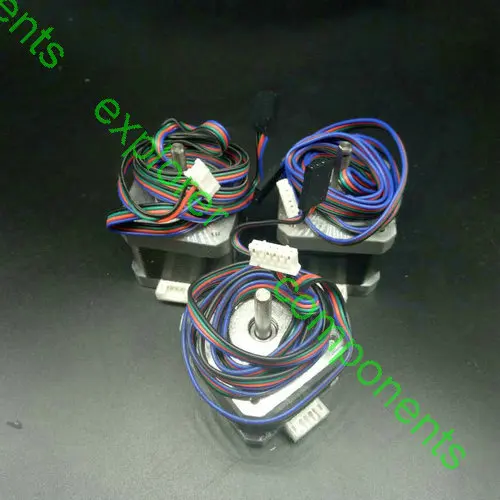 

Nema17 40mm Stepper motors with 1000mm cables for Hypercube Evolution,3pcs/lot.