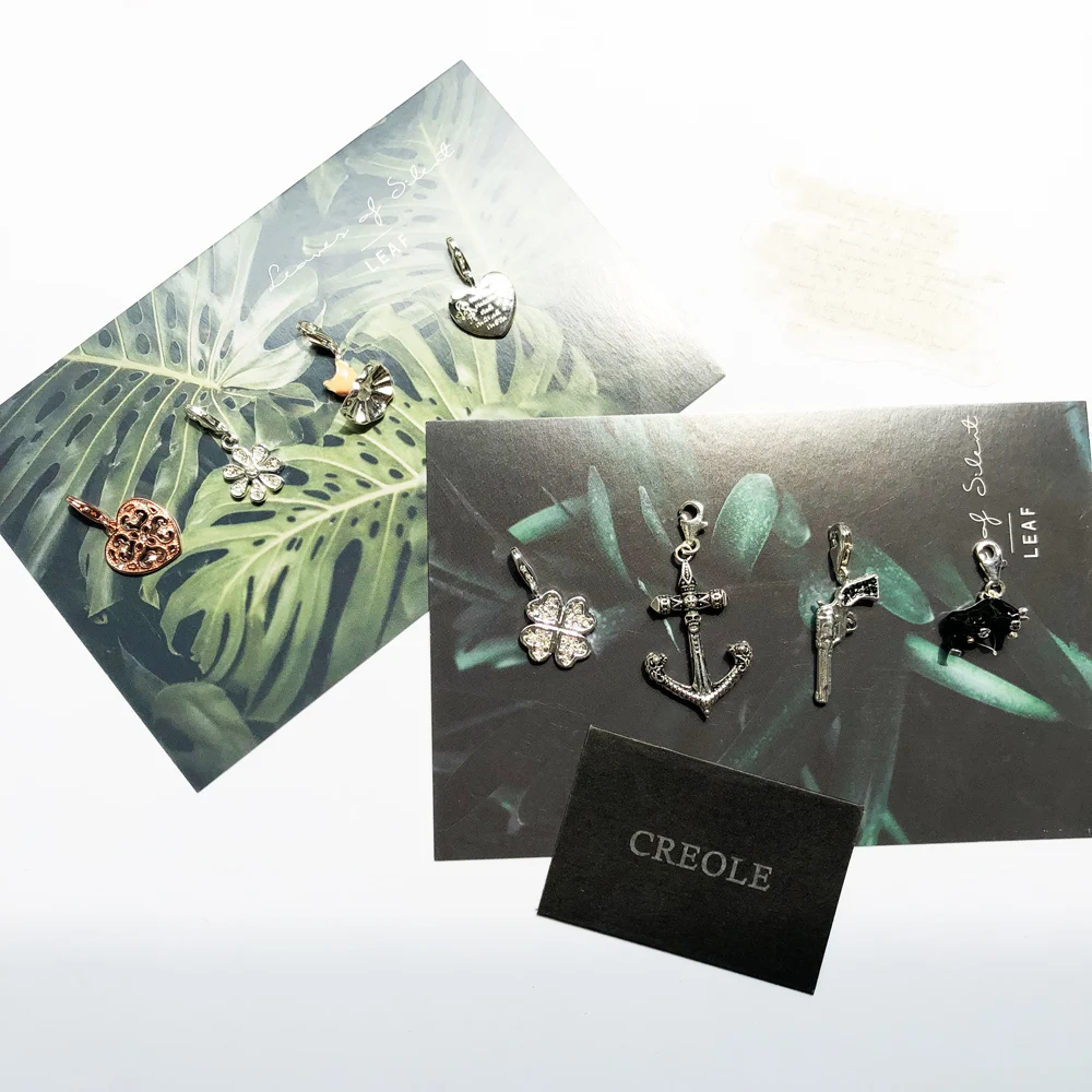 Revolver Bull Anchor Ballet Skirt Heart Mum Mother Cloverleaf Petals Charm Pendant,2019 Trendy Jewelry 925 Sterling Silver Gift