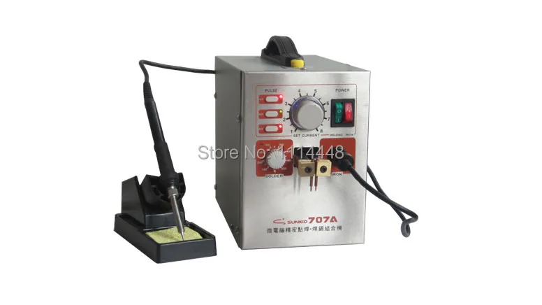 New Mobile Phone Notebook Battery Micro Pulse Spot Welder Welding Equipment Machine & Solding Machine Solder Two in One 707A