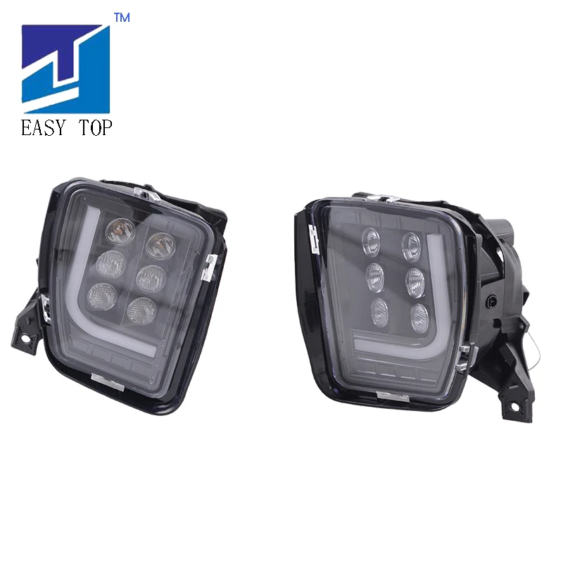 Smoke Lens LED Lamp Fog Lights For 2013-2017 Dodge Ram 1500 2500 3500