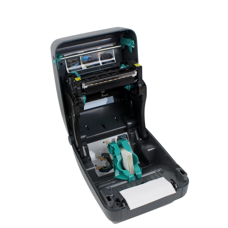 طابعة باركود أصلية جديدة لطابعة باركود سطح المكتب GX420T 203 ديسيبل متوحد الخواص طابعة ملصقات طابعة نقل حراري