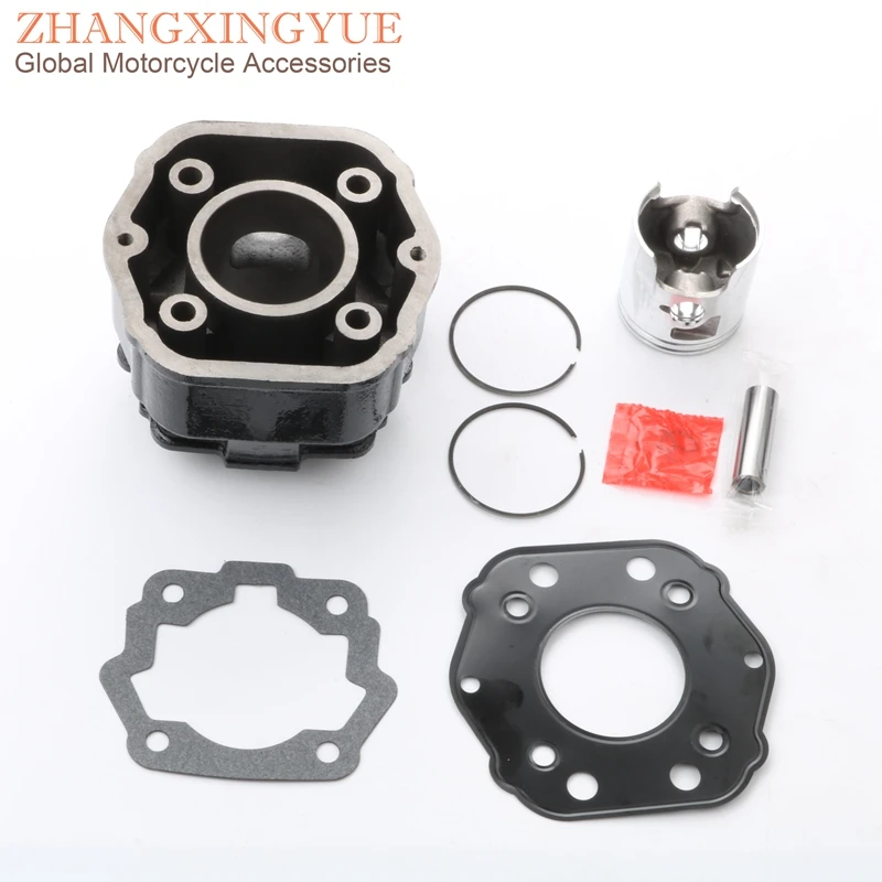 70cc Big Bore Cylinder Kit & 47mm Piston Kit & Cylinder Gasket for Gilera GP Replica 50 GSM RCR Enduro 50cc Euro2 EBE50 / EBS50