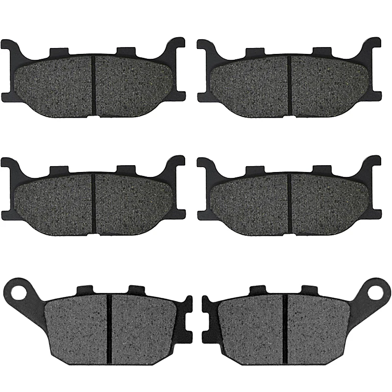 For Yamaha FZ6 Naked / Non ABS 2 Piston Caliper (1B3/1B3D) 2004 - 2007 FZ6NS 2005 2006 Motorcycle Brake Pads Front Rear FL+FR+R