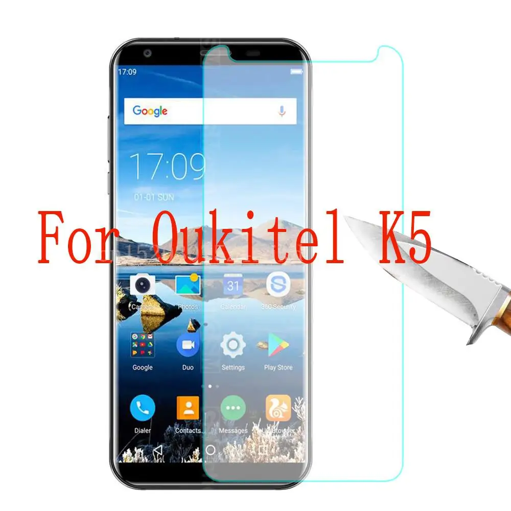 9H Tempered Glass For Oukitel K5 Smartphone 2.5D High Quality Screen Protector For Oukitel K 5 Protective Glass