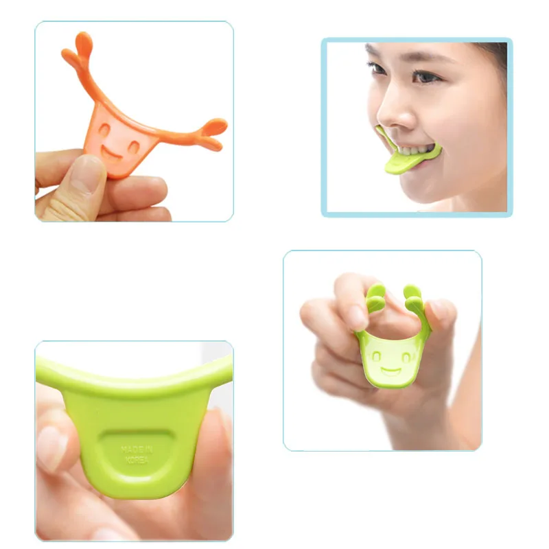 1 PC Smile Orthodontic Braces Maker Personal Improve Smiley Mouth Lip Facial Muscle Exerciser Slim Mouth Piece Smile Maker