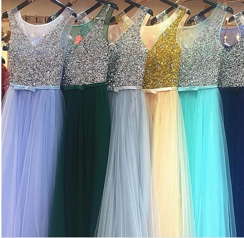 

Beauty Emily Green Beads Evening Dresses 2020 for Women Plus Size A line Wedding Party Prom Dresses Princes