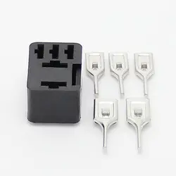 10 sets - PCB auto relay socket 5pin car relay holder pcb terminal