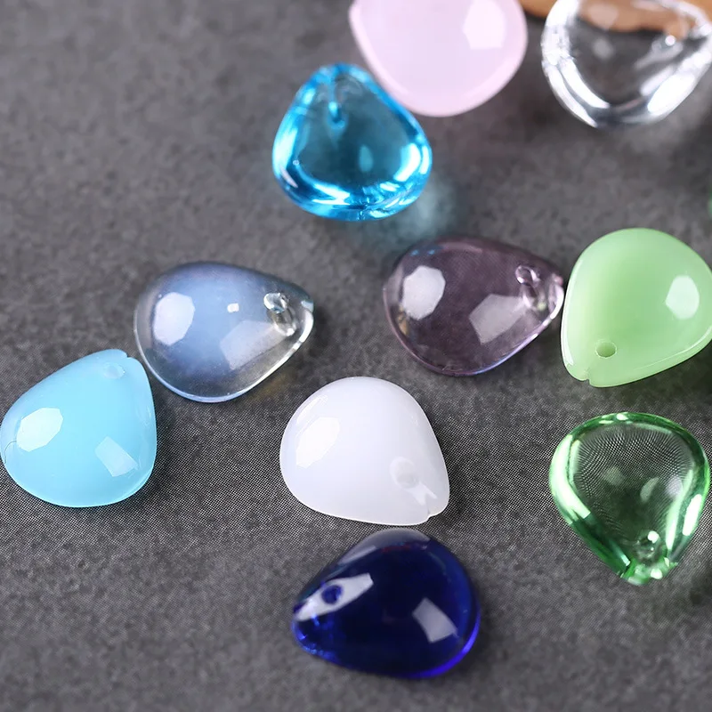 10 Pcs 10X12 Mm Perline di Vetro Murano Perle di Vetro di Cristallo di Goccia Dell\'acqua di Fascino Handmade Dell\'orecchino Della Collana Dei Monili