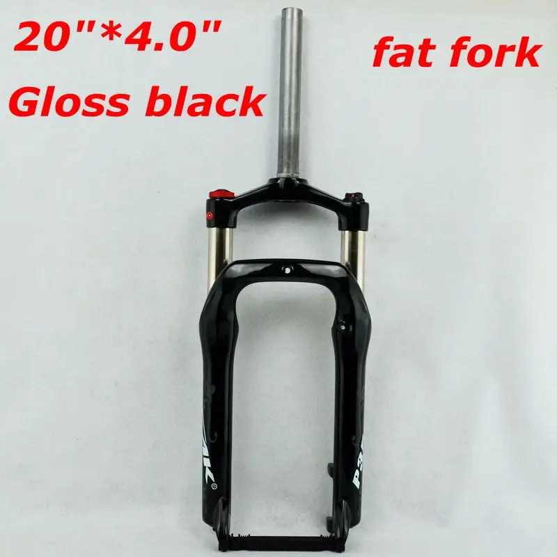 Grasso Forcella 20*4.0 Pollici Fat Bike Forks Snowtruck E di Sabbia Olio Aria Gas di Bloccaggio Sospensione Forks per 4.0 