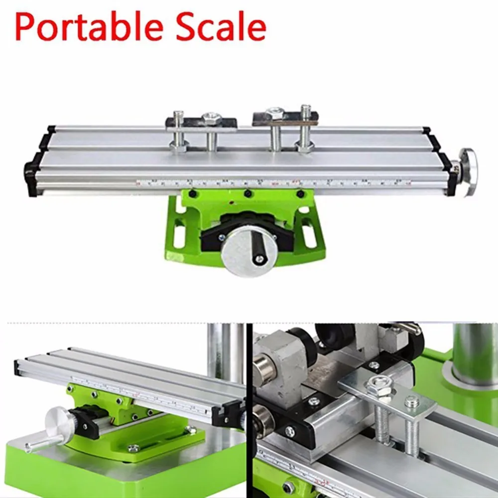 Mini 2 Axis Multifunctional Working Table Mini Precision Multi Function Table Milling Machine Bench Drill Vise