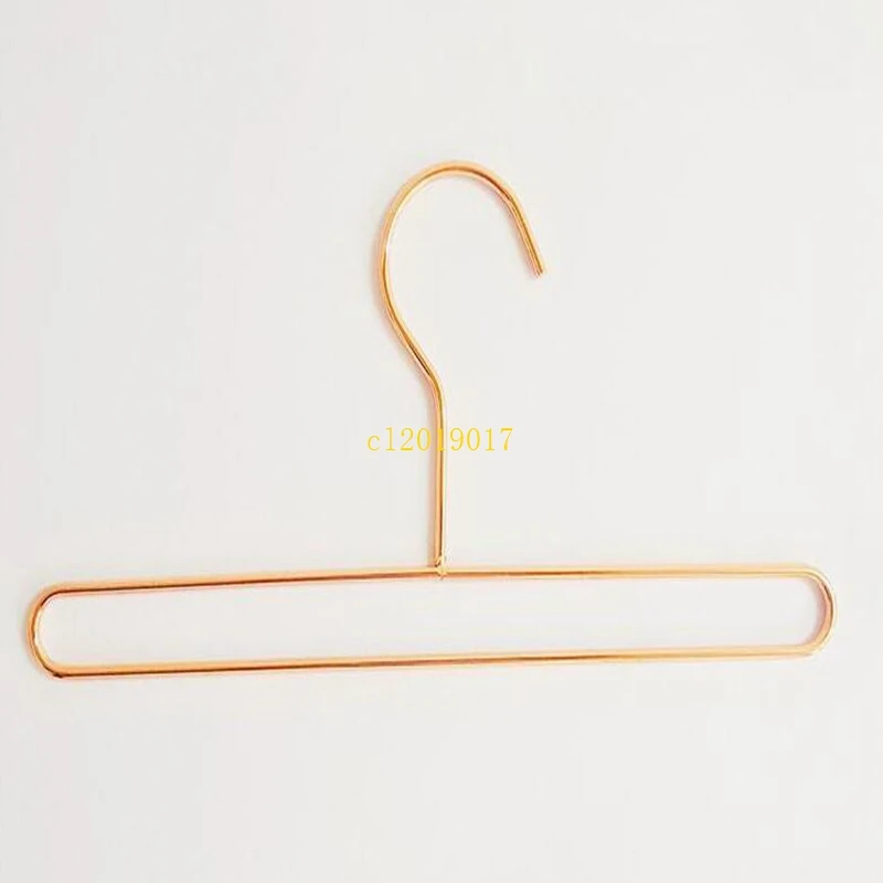 

50pcs Nordic Style Iron Wire Metal Towl Hanger Rose Gold Children Baby Bath Towel Socks Clothes Storage Hangers Rack