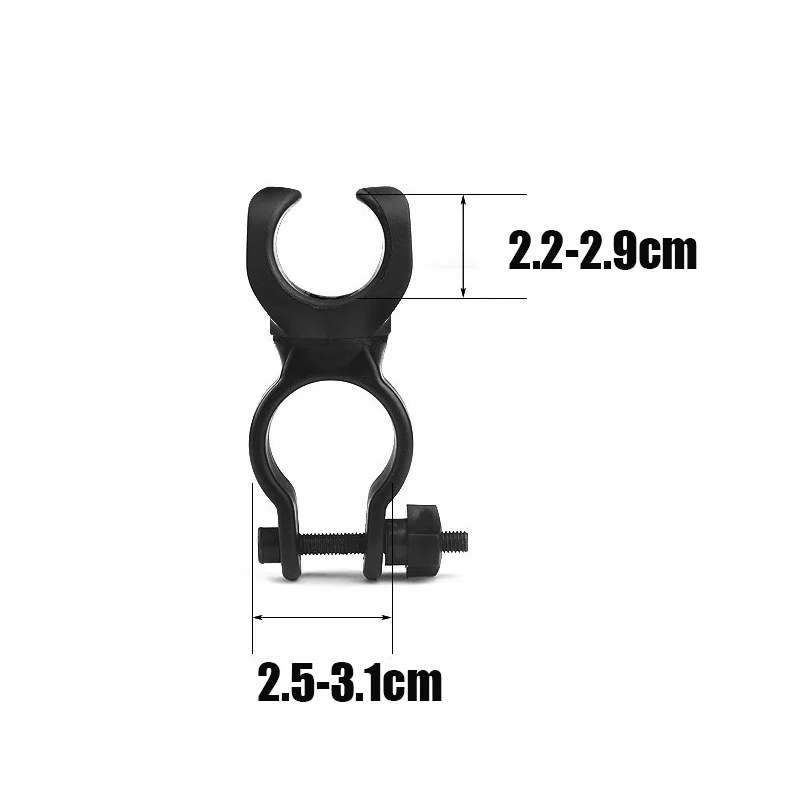 Bike Accessories 360 Swivel Bicycle Bike Clip Light Luces Led Bicicleta LED Flashlight Mount Bracket Holder Torch Clip Z50