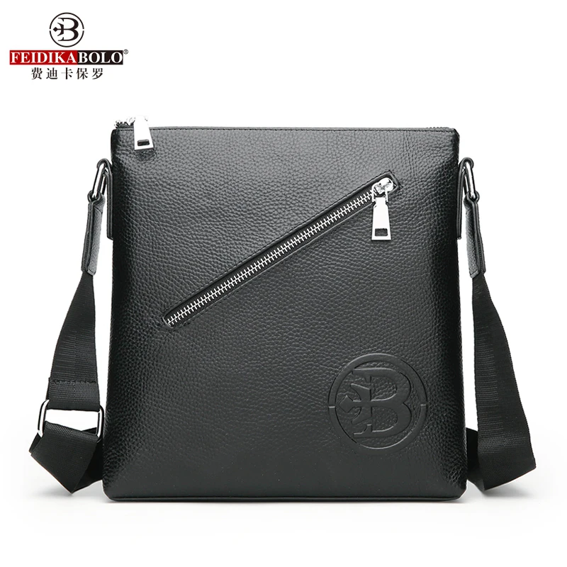 FEIDIKABOLO New Men's Shoulder Bag Fashion Simple Personality Business Crossbody Bag Casual High Quality Messenger Bag