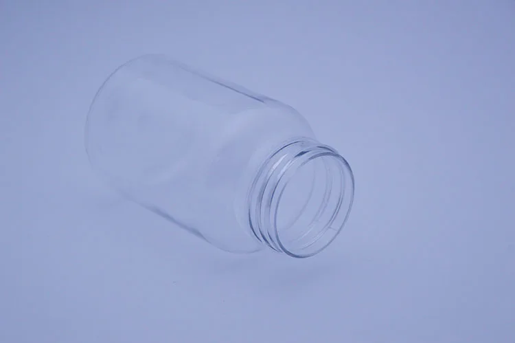 20pcs 120ml Transparent PET Medicine Bottles,Capsules/Pills/Powder/Vitamin Plastic Bottles--White Color Caps