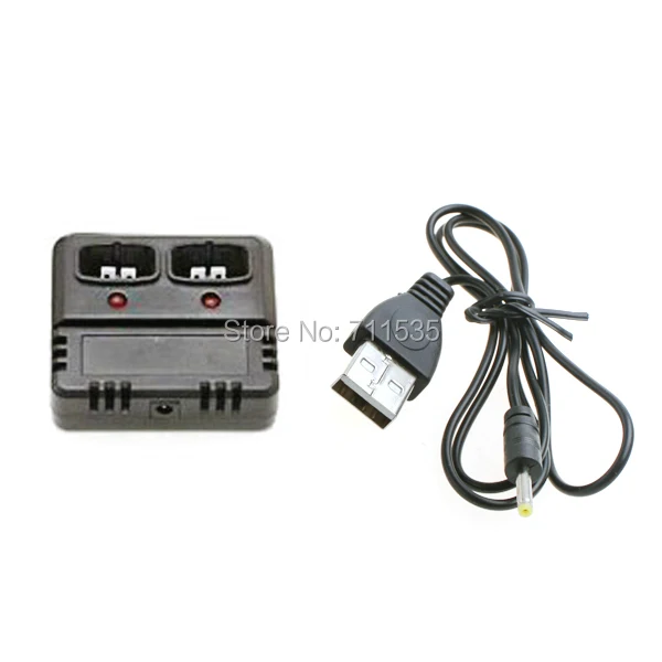 Original New Plug Version WLtoys V911 V911-1 V911-Pro RC Helicopter Spare Parts Battery USB Charger