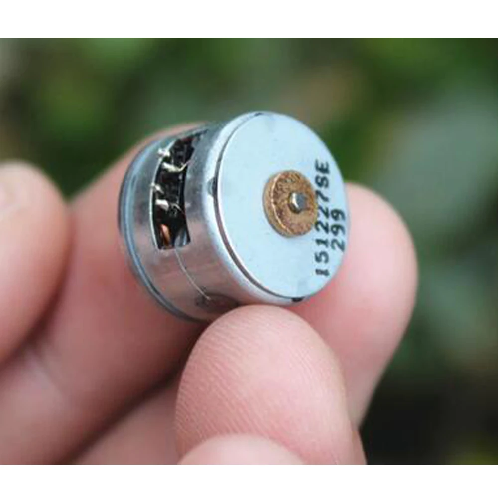 10 * Миниатюрный двухфазный четырехпроводной шаговый двигатель 10 мм/15 мм Шаговый двигатель Маленький 2-фазный 4-проводной двигатель