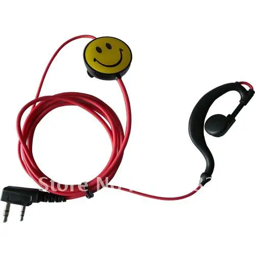 Fashionable Earpiece Two-pin for kenwood Wouxun Quansheng Weierwei Baofeng HYT Linton Puxing CB radio