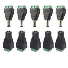 DC Power Connectors 5pcs 2.1x5.5mm #5