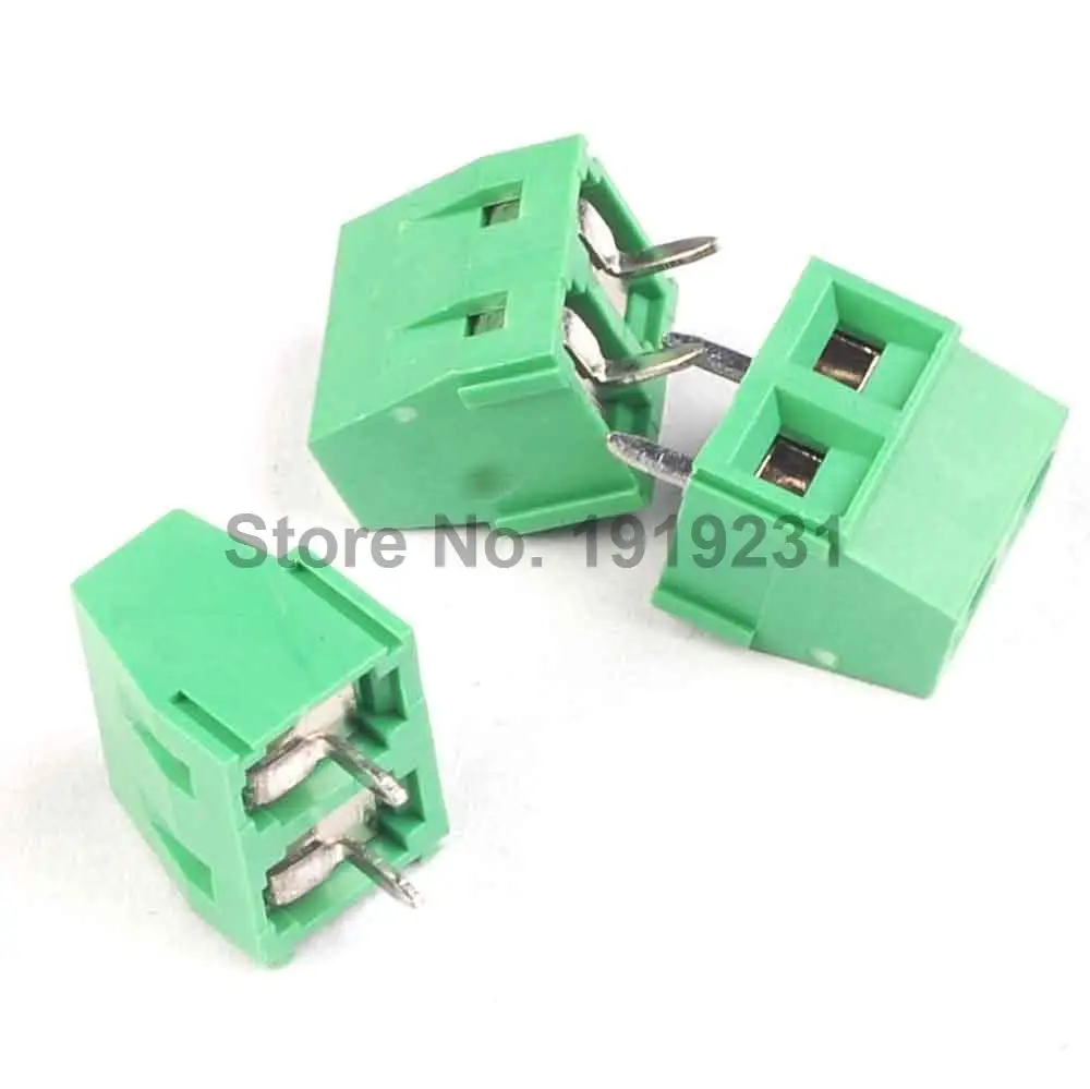 10PCS  KF127-2P 5.08M 2Pins PCB Screw Terminal Block Connectors