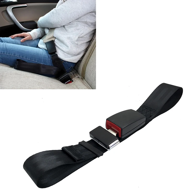 JEAZEA Car 21mm Buckle Safety Seat Belt Seatbelt Extender Extension Belt Car Seat Belt Buckle Extender Strap Safety Adult Kids