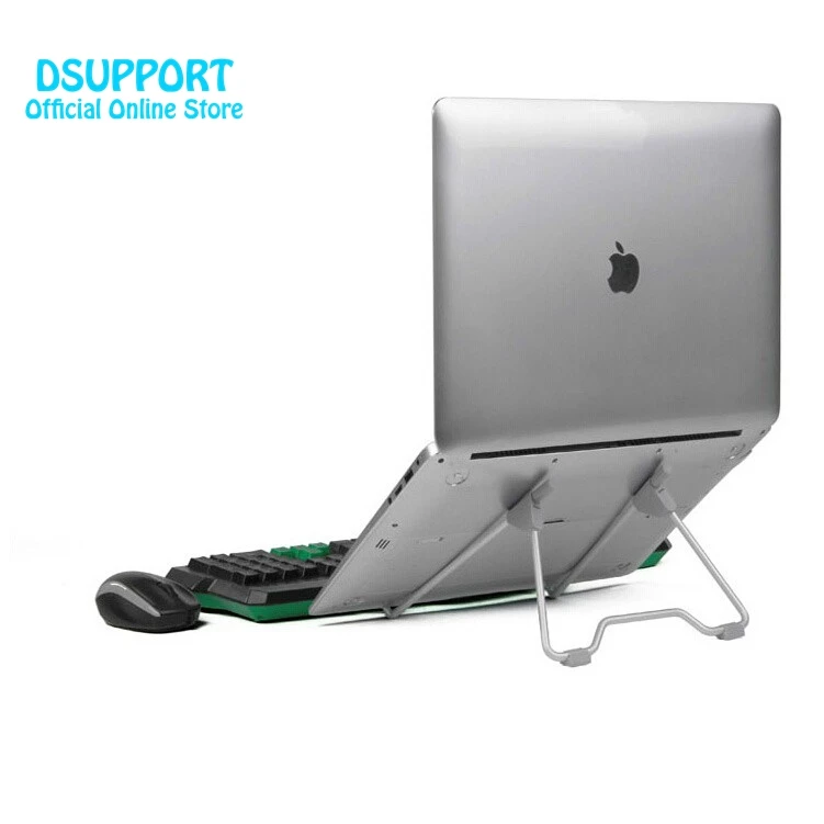 New Folding and Portable Laptop Stand Viewing Angle/Height Adjustable Quality Aluminum Alloy Bracket Support 10-17 inch Notebook