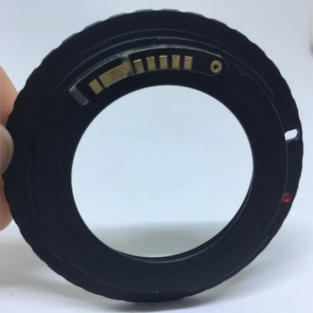 Foleto Nuovo AF III Conferma M42 Lens per EOS Adattatore Per Fotocamera Canon EF Mount anello 60D 550D 600D 7D 5D 1100D Nero