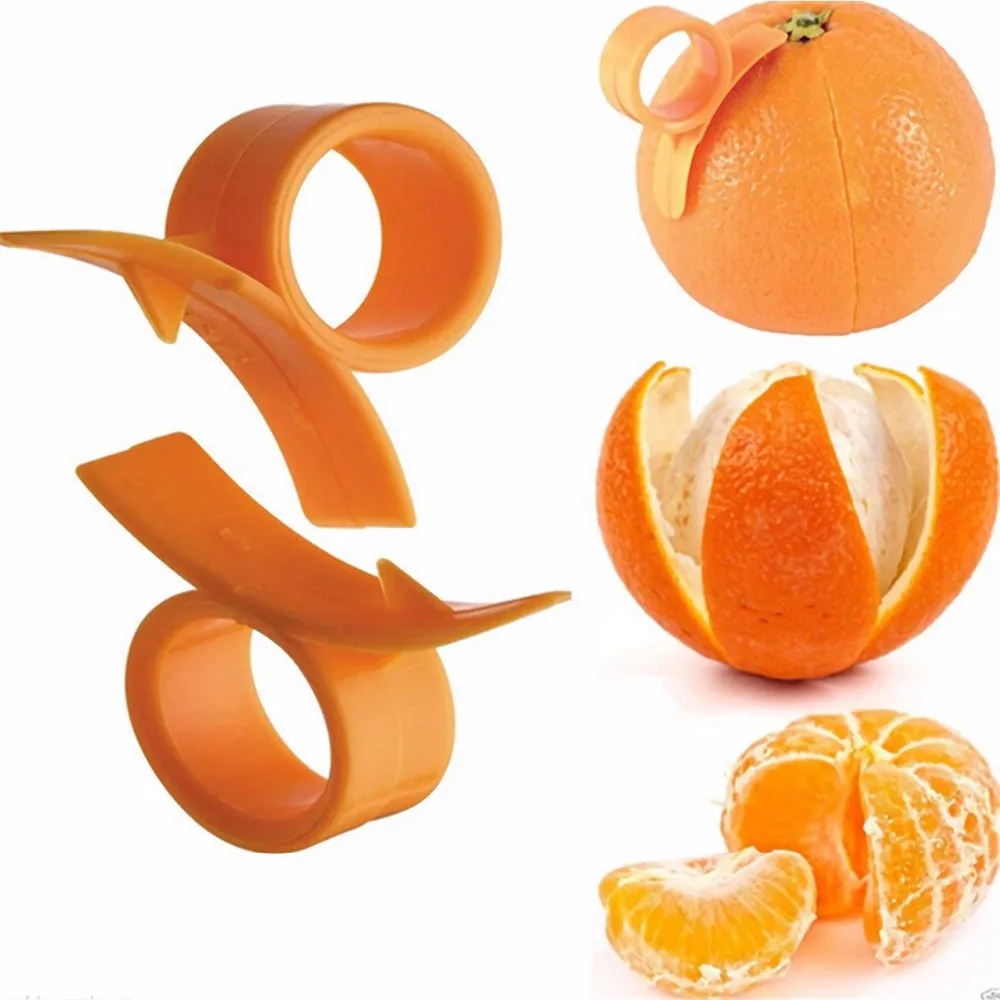 3Pcs/lot Citrus Parer Peeler Orange Lemon Lime Peeler Remover - Kitchen Tools Orange Opening Device Orange Stripper