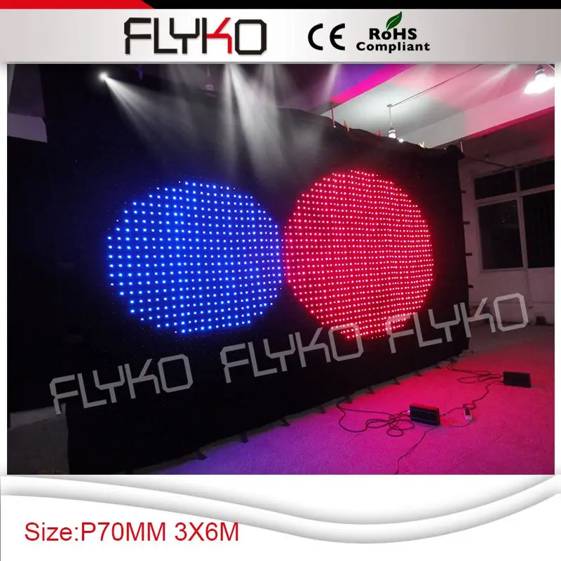 p7 6x3m   rgb full color led video curtain